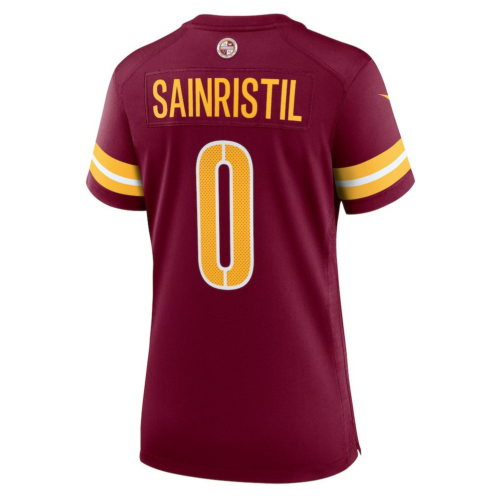 Mike Sainristil Washington Commanders Women's Team Game Jersey Burgundy | Nike for Sale