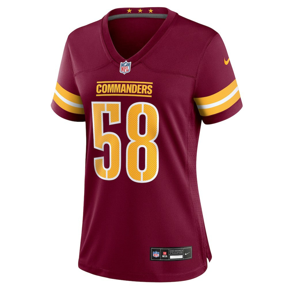 Jordan Magee Washington Commanders Women's Team Game Jersey Burgundy | Nike for Sale