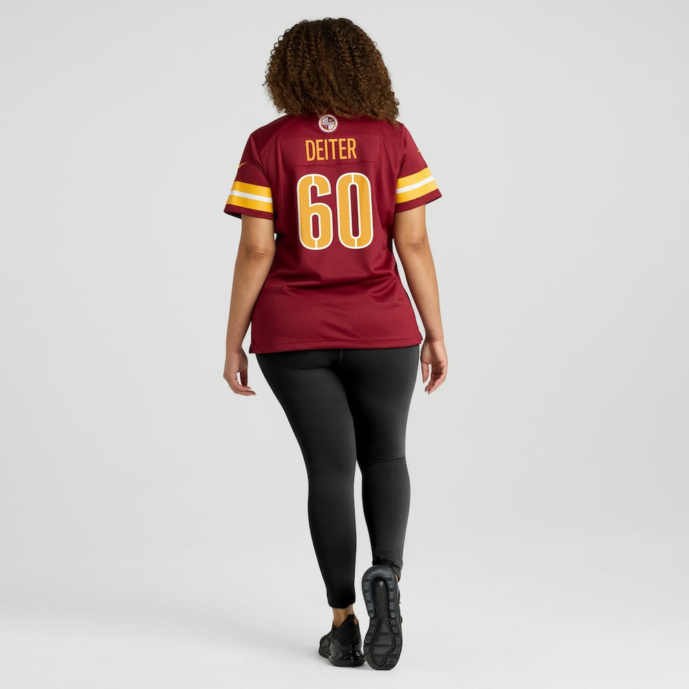 Michael Deiter Washington Commanders Women's Team Game Jersey Burgundy | Nike for Sale