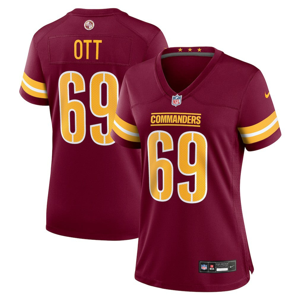 Tyler Ott Washington Commanders Women's Team Game Jersey Burgundy | Nike for Sale