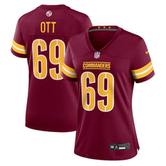 Tyler Ott Washington Commanders Women's Team Game Jersey Burgundy | Nike for Sale