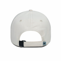 New York Rangers Men's Levelwear Faux Leather Patch Unstructured Adjustable Hat - Cream - NHL