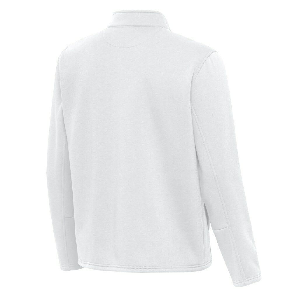 Indianapolis Colts Antigua Twist Quarter-Zip Pullover Jacket White | NFL