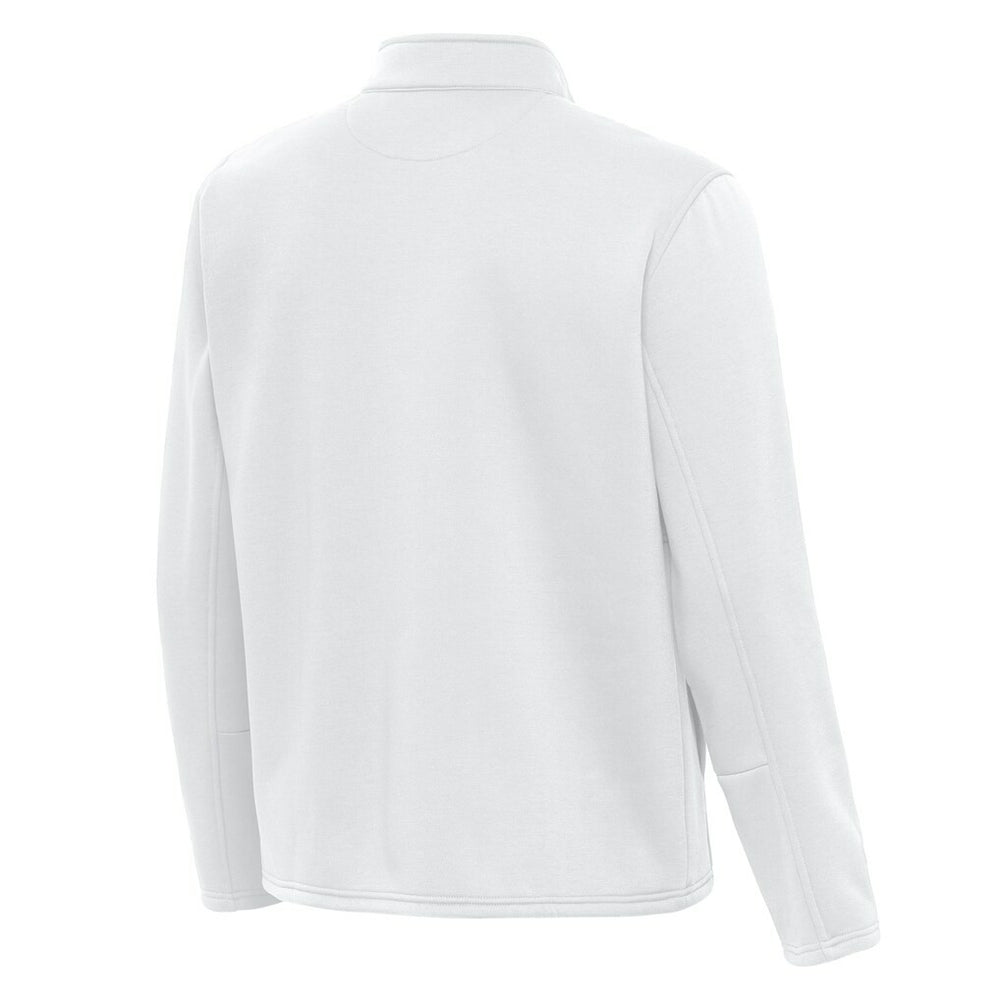 Indianapolis Colts Antigua Twist Quarter-Zip Pullover Jacket White | NFL