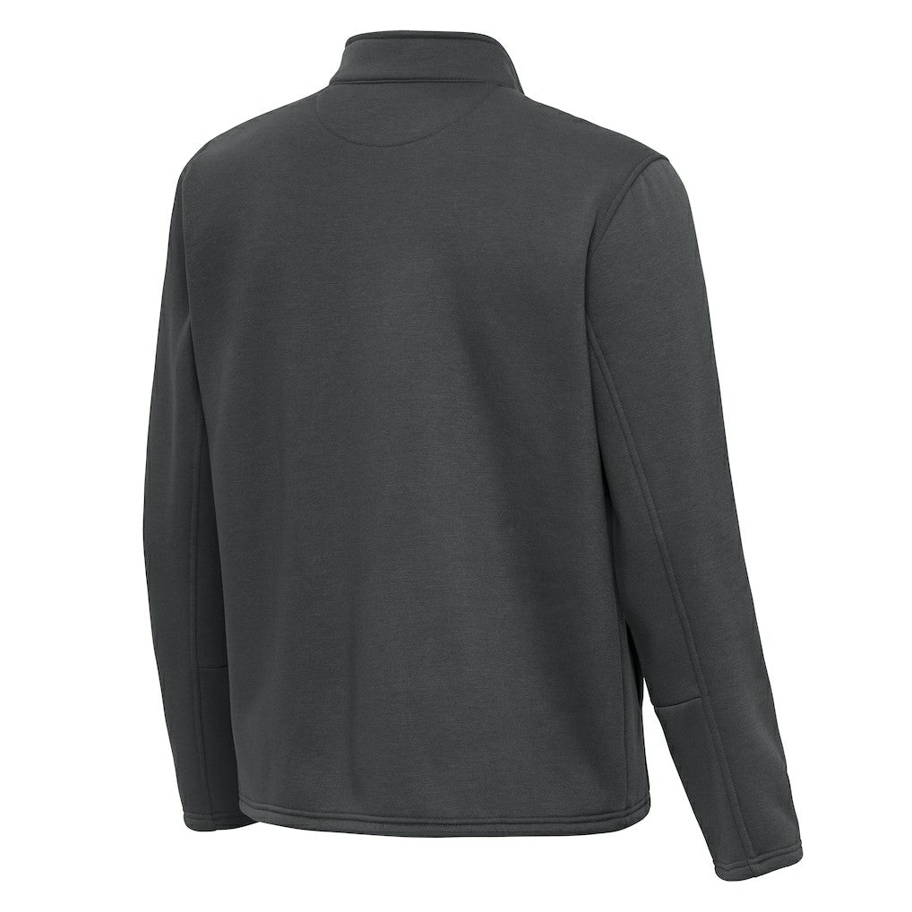Cleveland Browns Antigua Twist Quarter-Zip Pullover Jacket Pewter | NFL