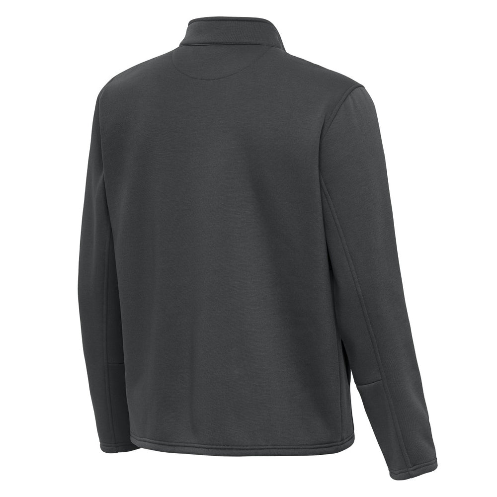 Detroit Lions Antigua Twist Quarter-Zip Pullover Jacket Pewter | NFL