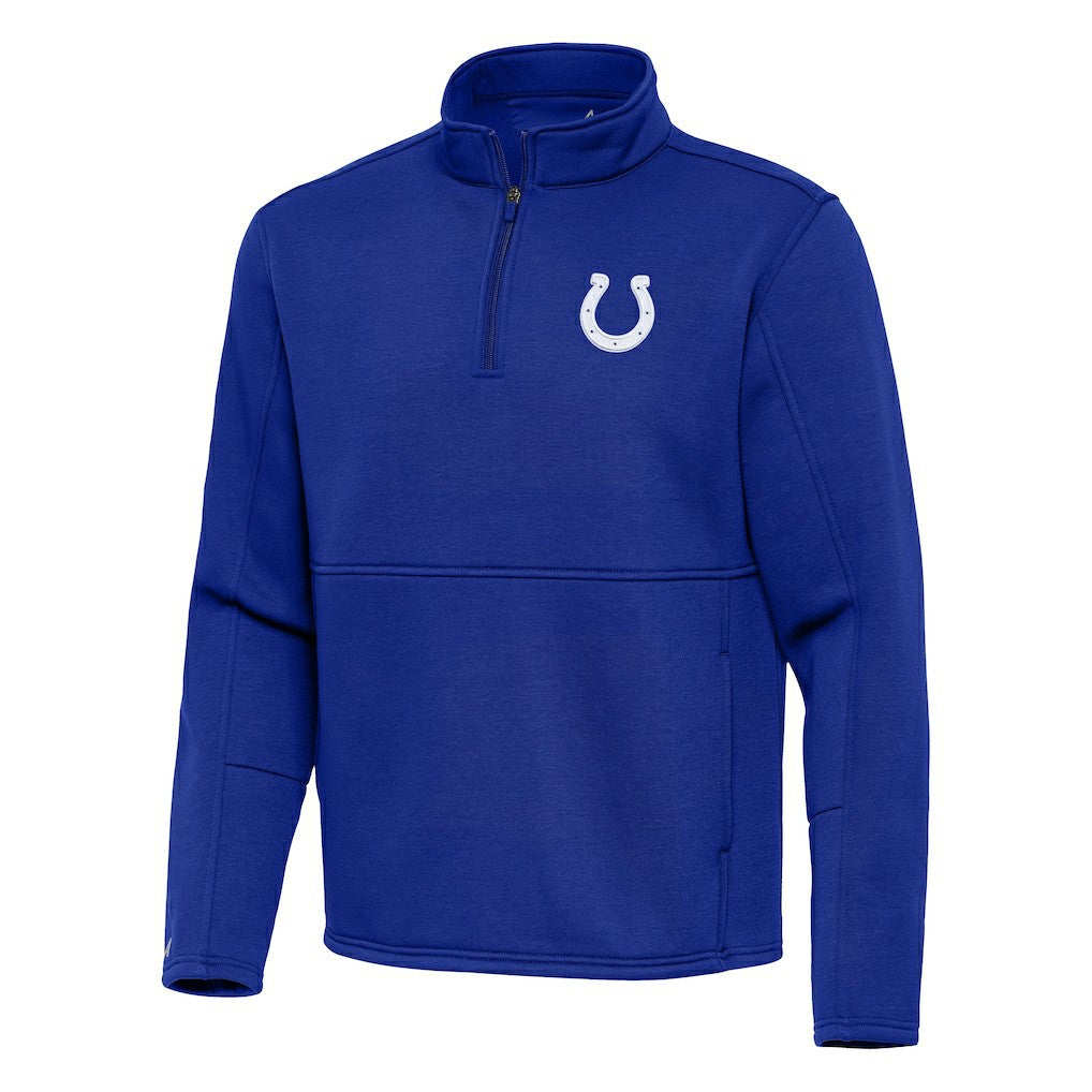Indianapolis Colts Antigua Twist Quarter-Zip Pullover Jacket Royal | NFL