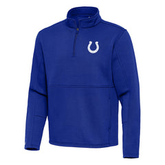 Indianapolis Colts Antigua Twist Quarter-Zip Pullover Jacket Royal | NFL