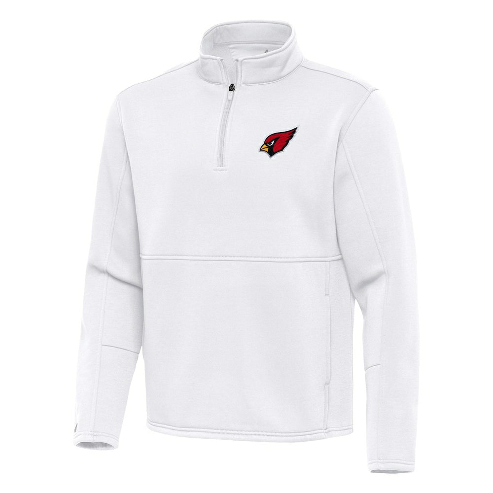 Arizona Cardinals Antigua Twist Quarter-Zip Pullover Jacket White | NFL