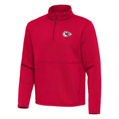Kansas City Chiefs Antigua Twist Quarter-Zip Pullover Jacket Red | NFL