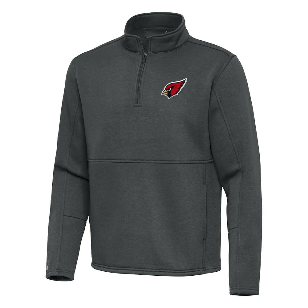 Arizona Cardinals Antigua Twist Quarter-Zip Pullover Jacket Pewter | NFL