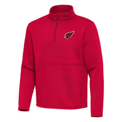 Arizona Cardinals Antigua Twist Quarter-Zip Pullover Jacket Red | NFL