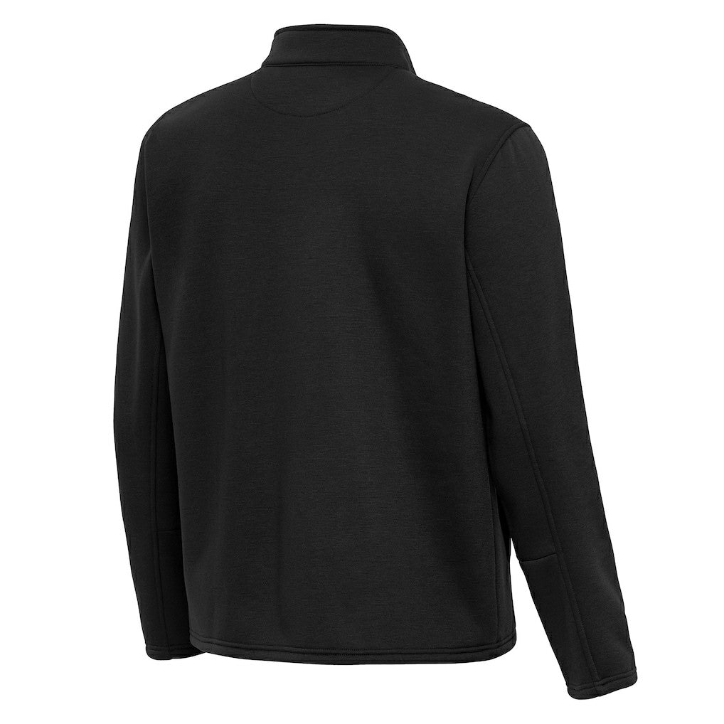 Miami Dolphins Antigua Twist Quarter-Zip Pullover Jacket Black | NFL
