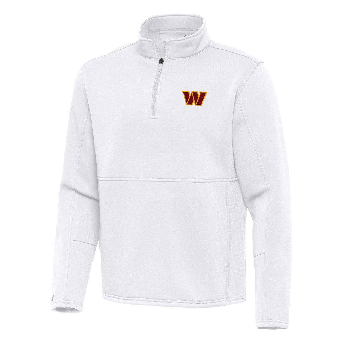 Washington Commanders Antigua Twist Quarter-Zip Pullover Jacket White | NFL