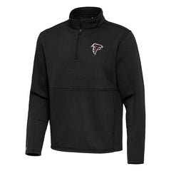 Atlanta Falcons Antigua Twist Quarter-Zip Pullover Jacket Black | NFL