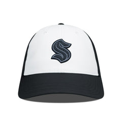 Seattle Kraken Levelwear Endure Nightfall Blackout Patch Unstructured Flex Hat - Black/White - NHL