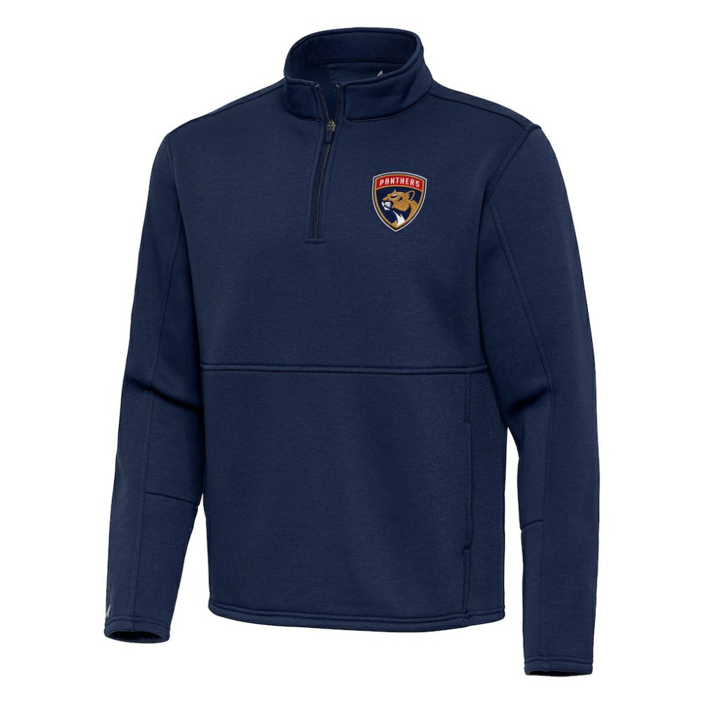 Florida Panthers Antigua Twist Quarter-Zip Pullover Jacket - Navy - NHL