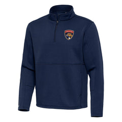 Florida Panthers Antigua Twist Quarter-Zip Pullover Jacket - Navy - NHL