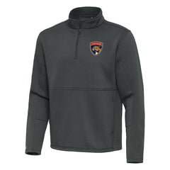 Florida Panthers Antigua Twist Quarter-Zip Pullover Jacket - Pewter - NHL