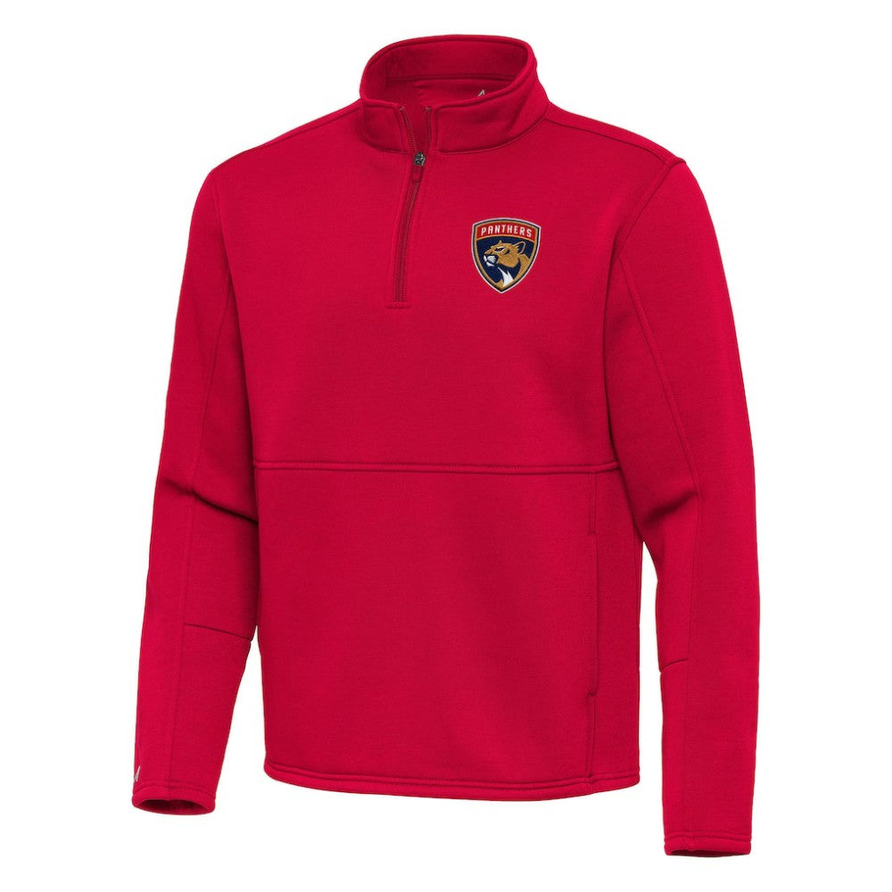 Florida Panthers Antigua Twist Quarter-Zip Pullover Jacket - Red - NHL
