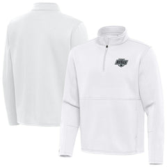 Los Angeles Kings Antigua Twist Quarter-Zip Pullover Jacket - White - NHL