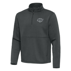 Los Angeles Kings Antigua Twist Quarter-Zip Pullover Jacket - Silver - NHL