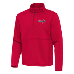 Washington Capitals Antigua Twist Quarter-Zip Pullover Jacket - Red - NHL