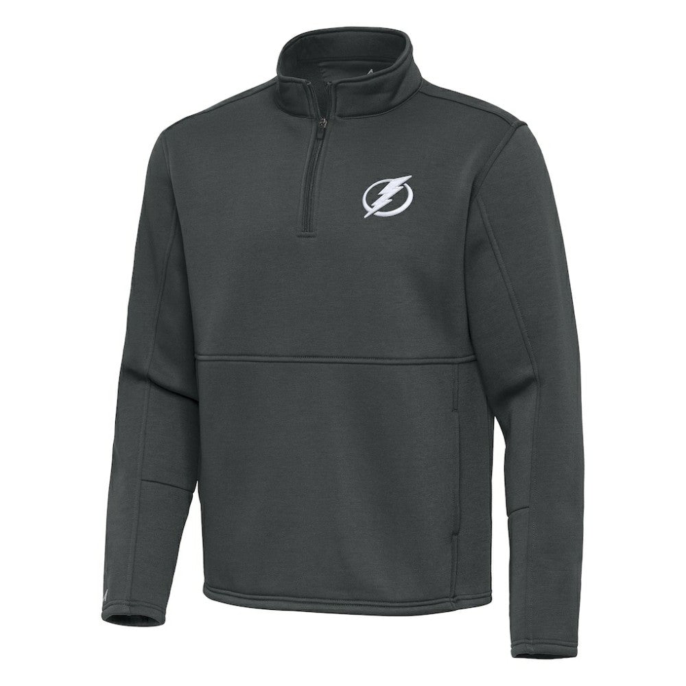 Tampa Bay Lightning Antigua Twist Quarter-Zip Pullover Jacket - Pewter - NHL