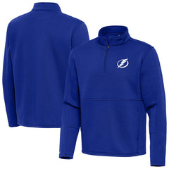 Tampa Bay Lightning Antigua Twist Quarter-Zip Pullover Jacket - Blue - NHL