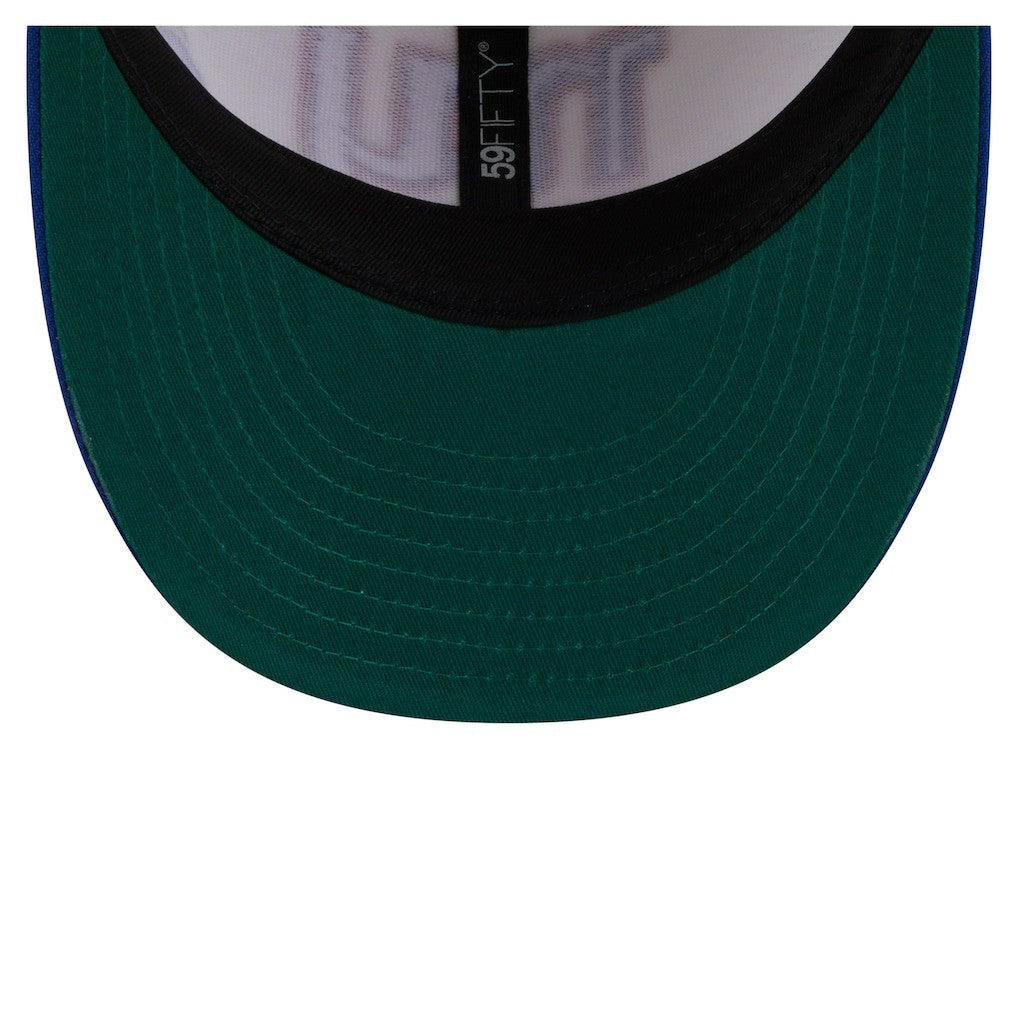 New York Giants New Era Tonal Floral 59FIFTY Fitted Hat Cream/Royal | NFL