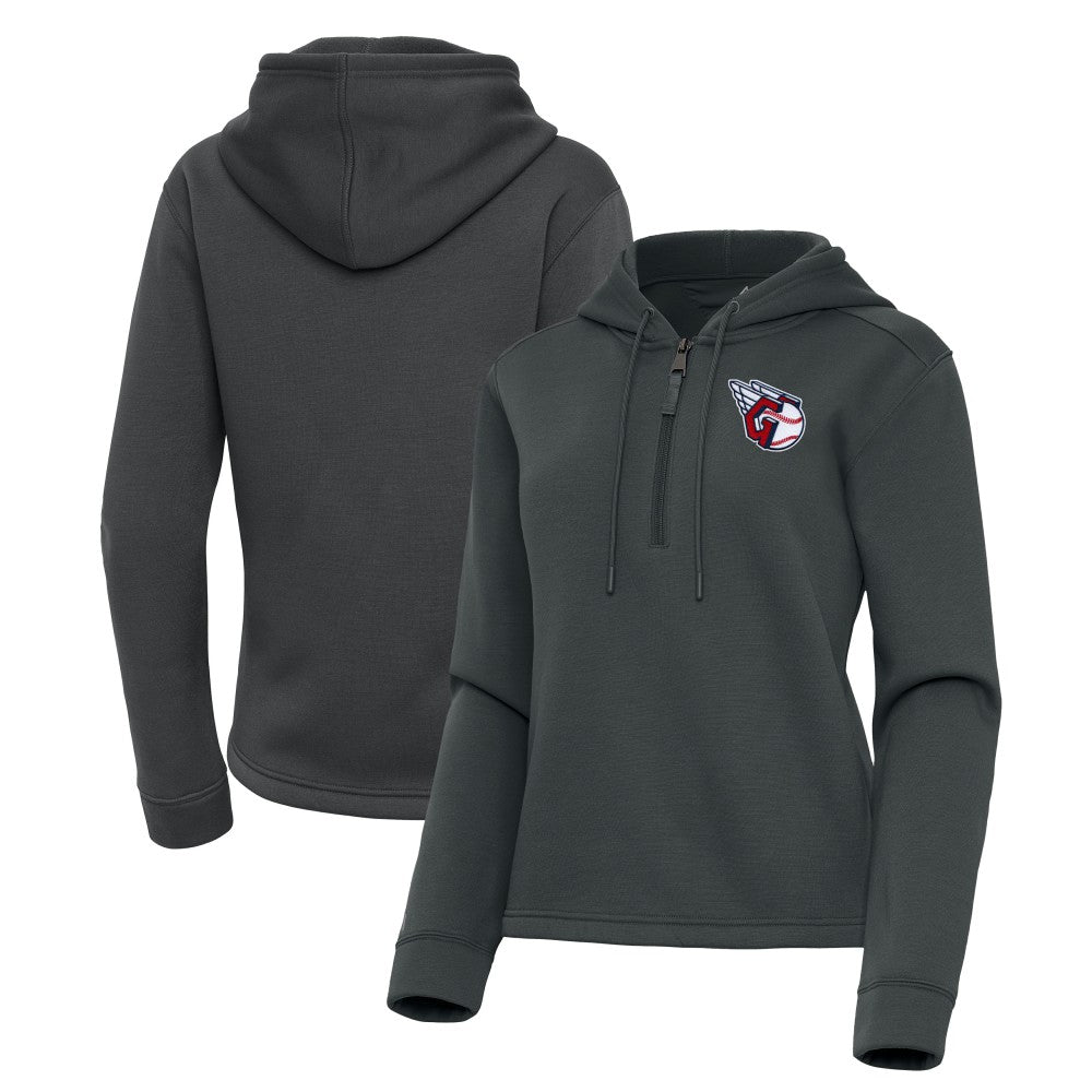 Cleveland Guardians Antigua Women's Contemporary Quarter-Zip Hoodie - MLB