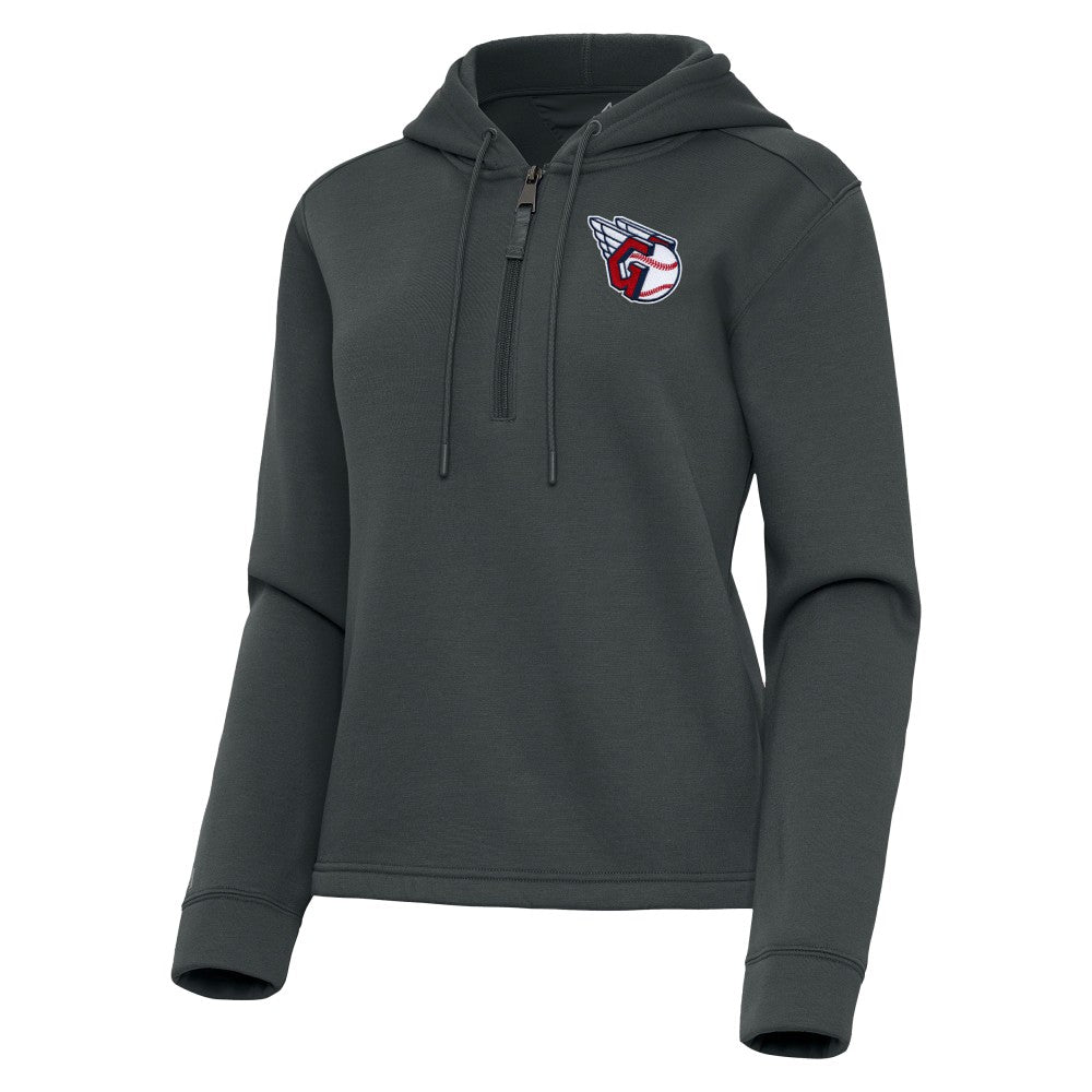 Cleveland Guardians Antigua Women's Contemporary Quarter-Zip Hoodie - MLB
