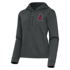 Los Angeles Angels Antigua Women's Contemporary Quarter-Zip Hoodie - MLB