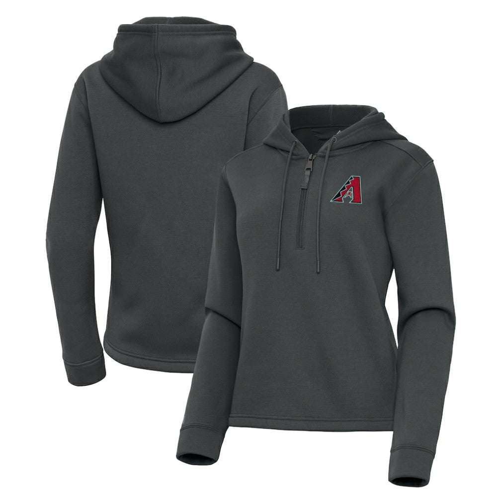 Arizona Diamondbacks Antigua Women's Contemporary Quarter-Zip Hoodie - MLB