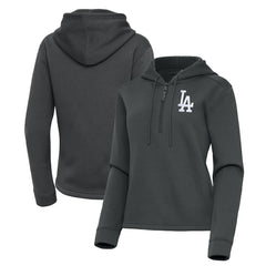 Los Angeles Dodgers Antigua Women's Contemporary Quarter-Zip Hoodie - MLB