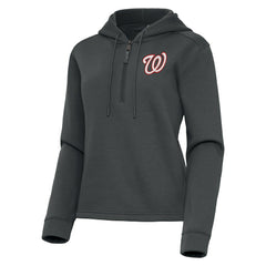 Washington Nationals Antigua Women's Contemporary Quarter-Zip Hoodie - MLB