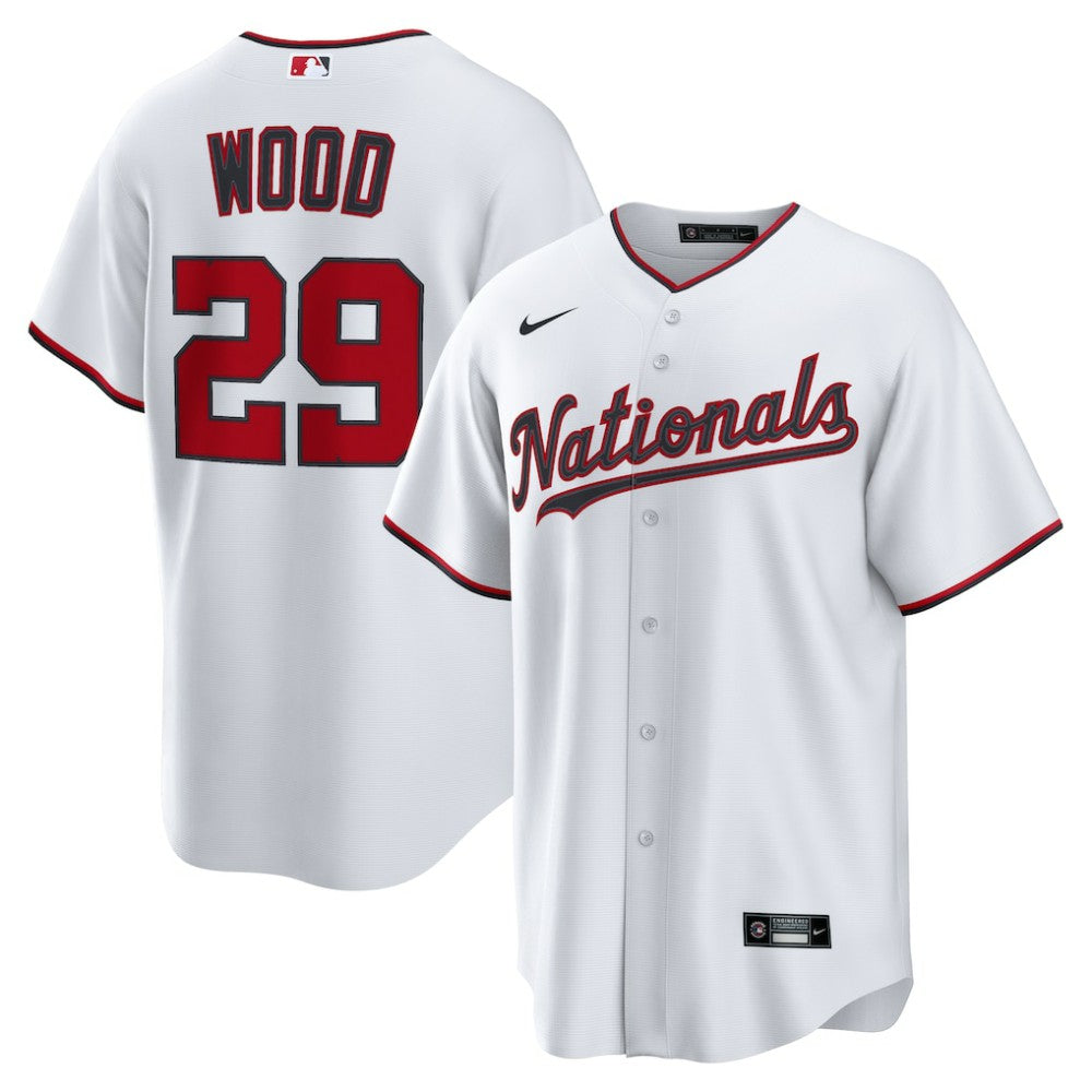 James Wood Washington Nationals Nike Home Replica Jersey - MLB