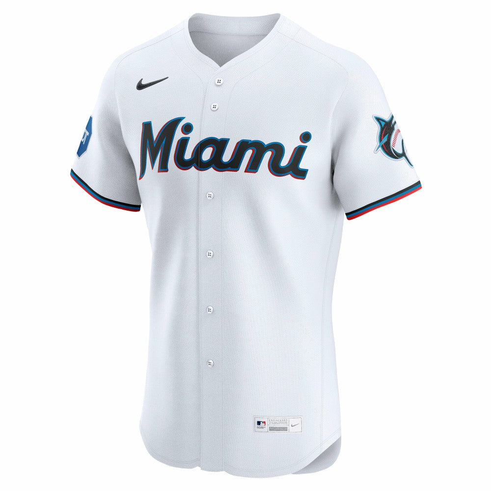 Miami Marlins Nike Home Elite Jersey - MLB