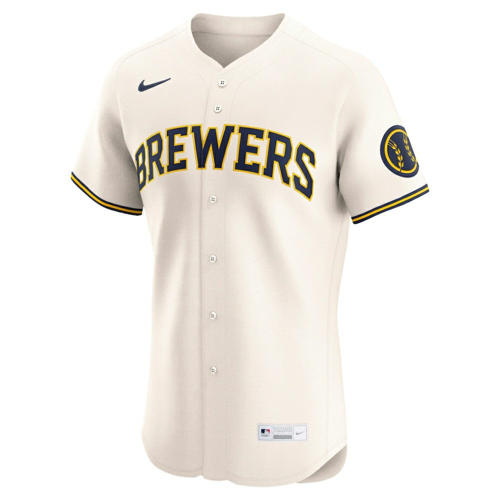 Milwaukee Brewers Nike Home Elite Jersey - MLB