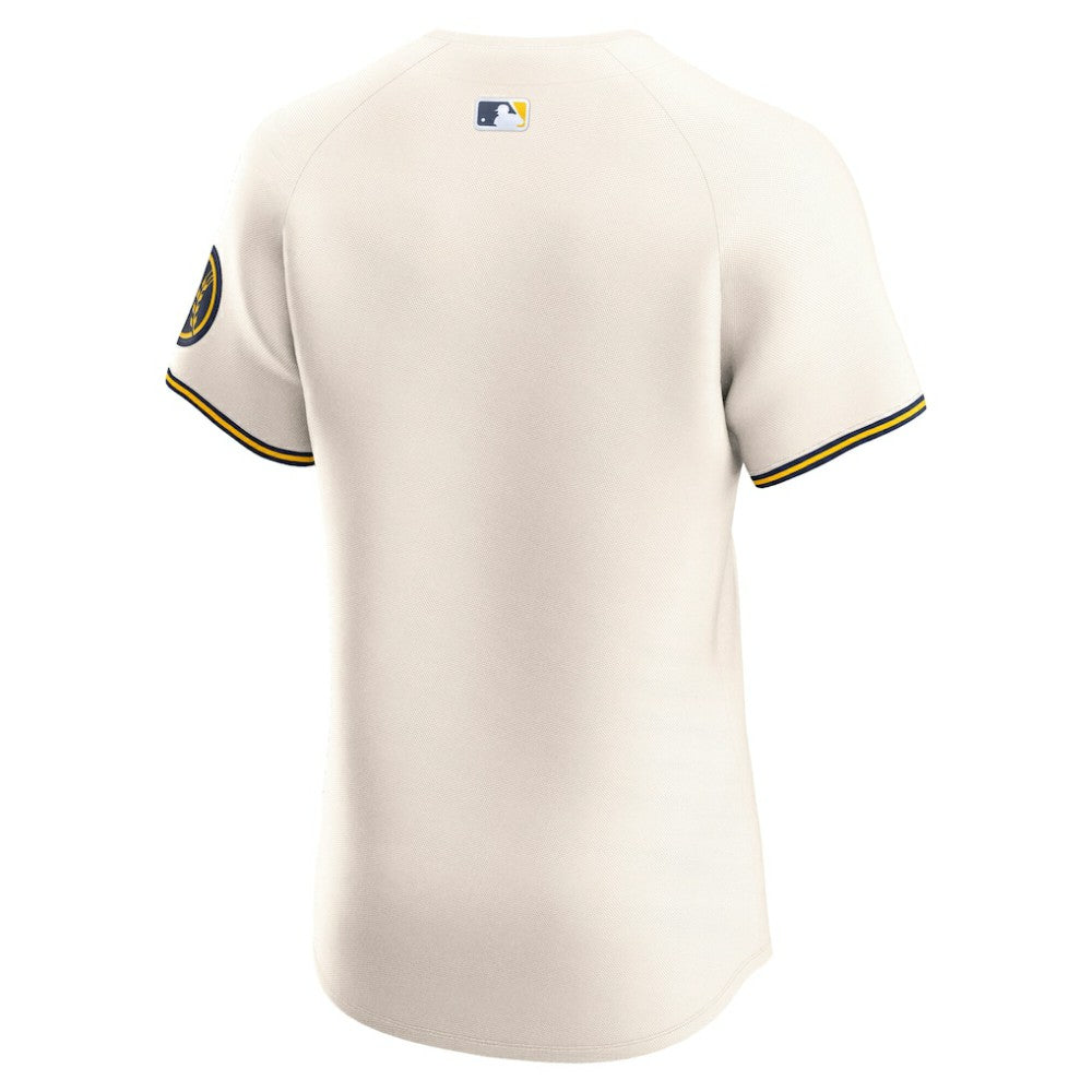 Milwaukee Brewers Nike Home Elite Jersey - MLB