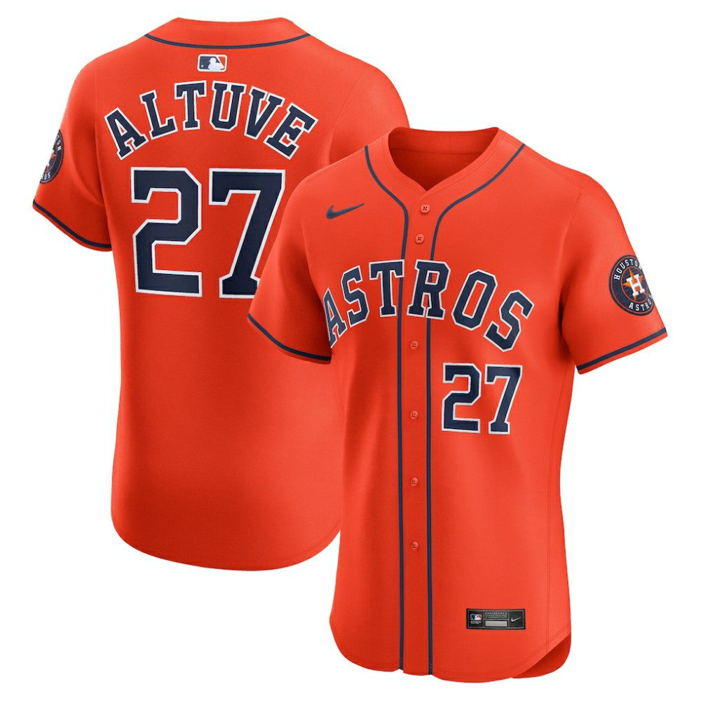 Jose Altuve Houston Astros Nike Alternate Elite Player Jersey - MLB