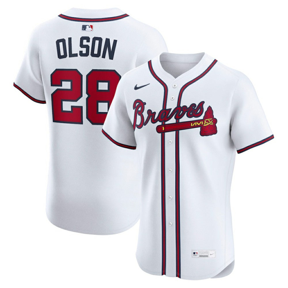 Matt Olson Atlanta Braves Nike Home Elite Player Jersey - MLB