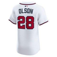 Matt Olson Atlanta Braves Nike Home Elite Player Jersey - MLB