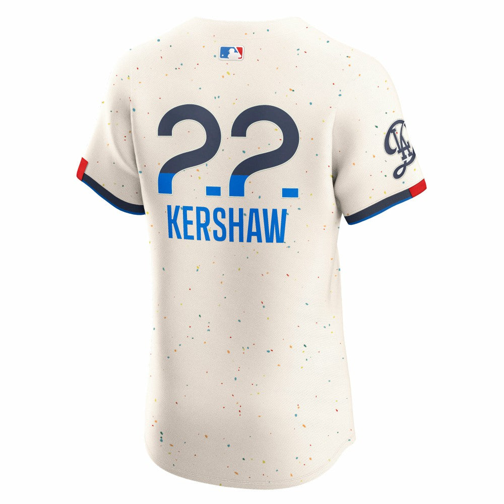 Clayton Kershaw Los Angeles Dodgers Nike City Connect Elite Jersey - MLB