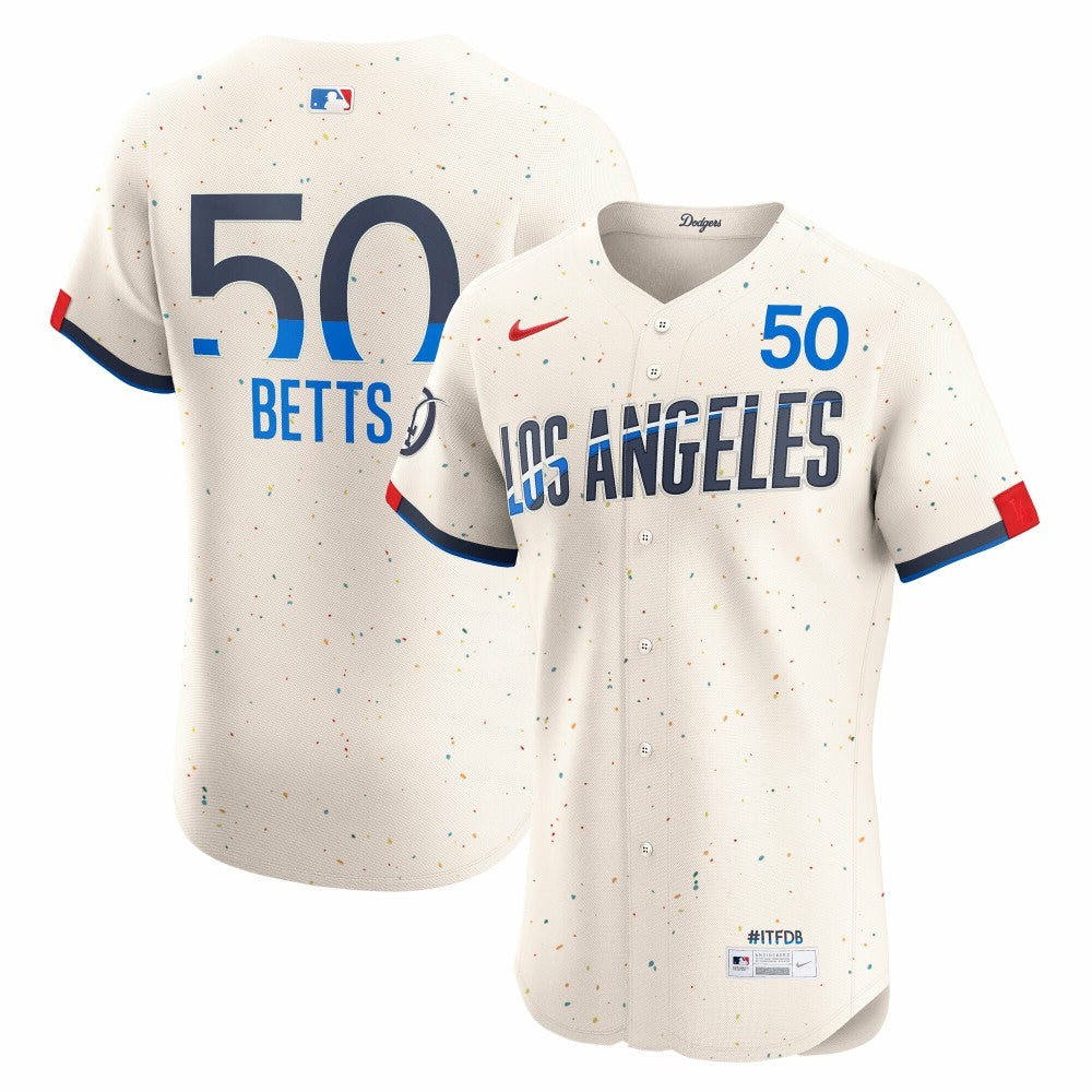 Mookie Betts Los Angeles Dodgers Nike City Connect Elite Jersey - MLB
