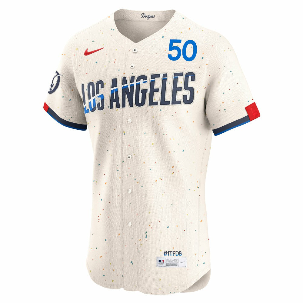Mookie Betts Los Angeles Dodgers Nike City Connect Elite Jersey - MLB