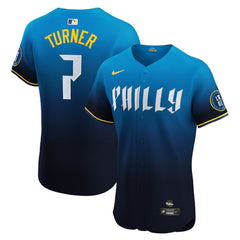 Trea Turner Philadelphia Phillies Nike City Connect Elite Jersey - MLB