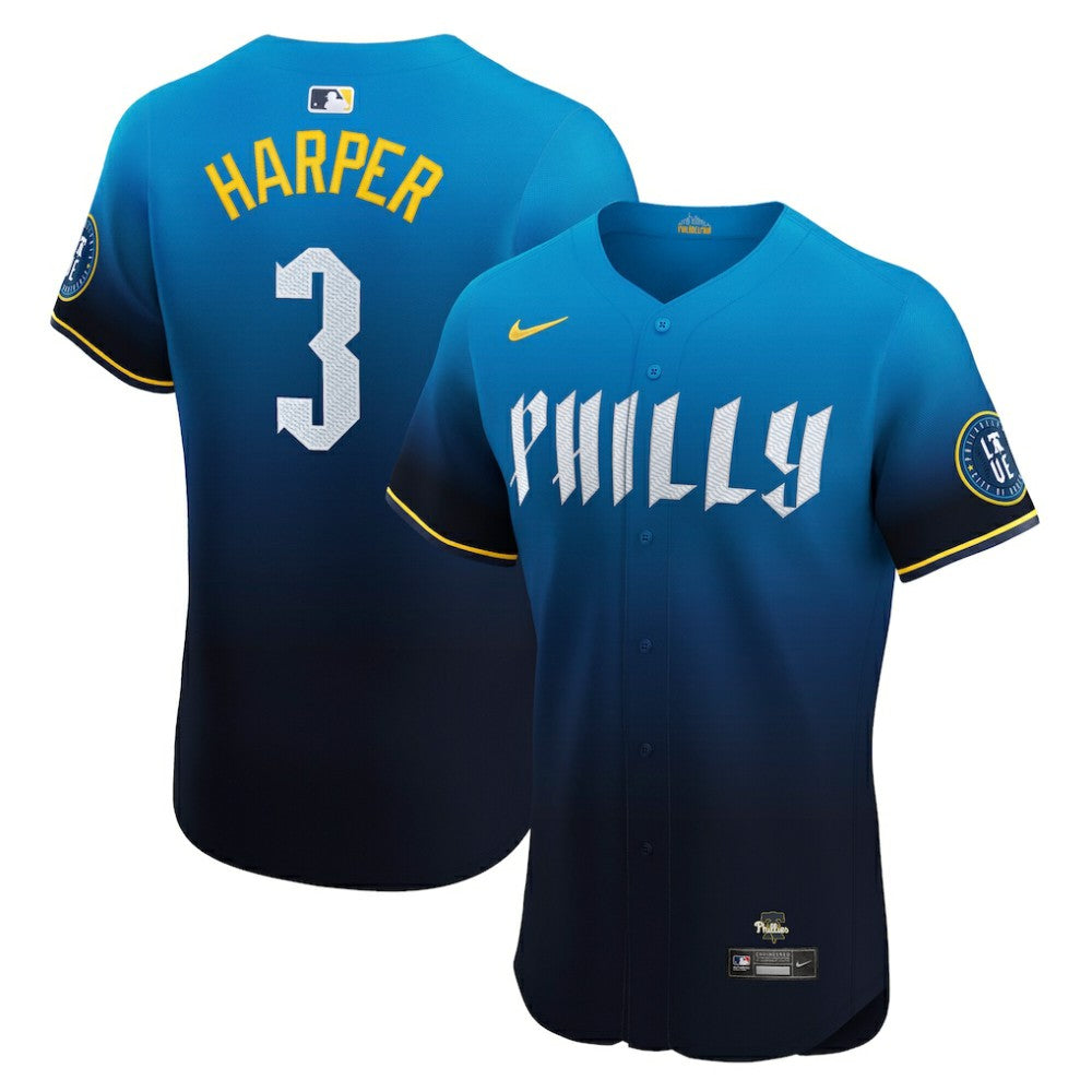 Bryce Harper Philadelphia Phillies Nike City Connect Elite Jersey - MLB