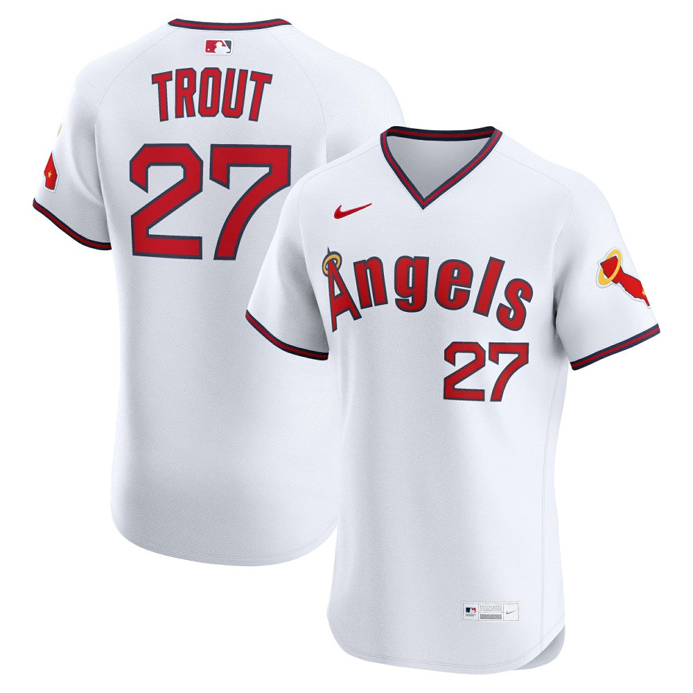 Mike Trout Los Angeles Angels Nike Alternate 2 Elite Jersey - MLB