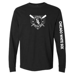 Chicago White Sox Soft as a Grape Women's Pigment Dye Long Sleeve T-Shirt - MLB